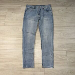 Brooks Brothers Straight Fit Blue Jeans Mens Size 34x32 Casual Denim Stretch